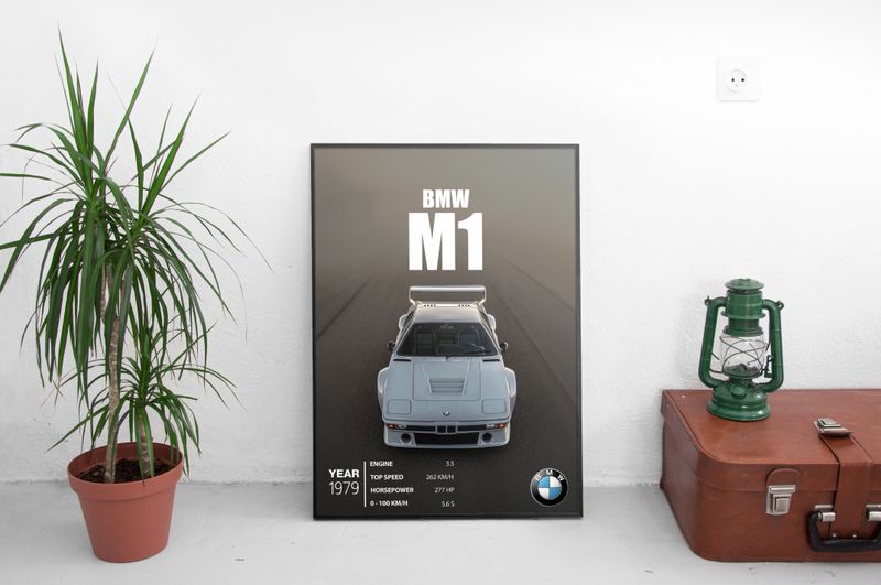 BMW M1 Постер (1979)