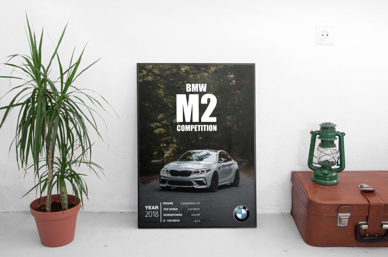 BMW M2 Competition Постер (2018)