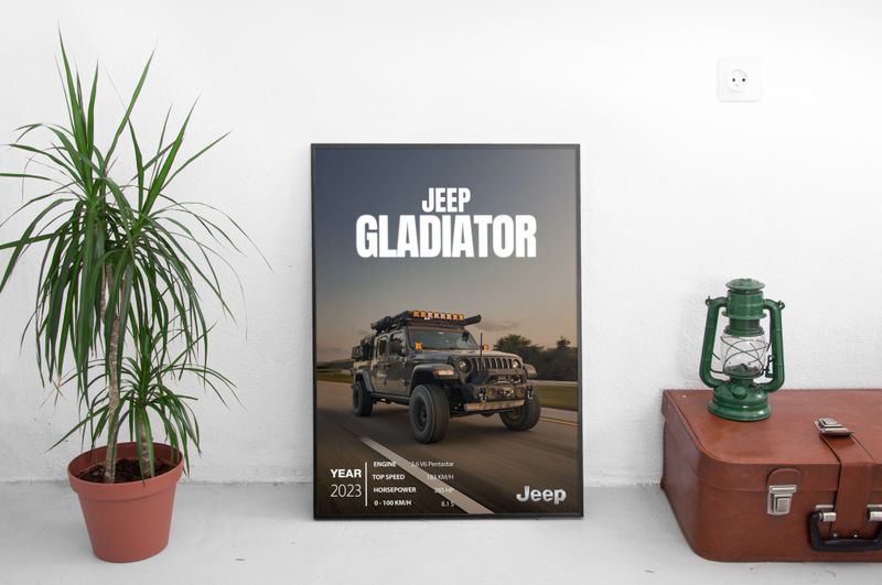 Jeep Gladiator Постер (2023)