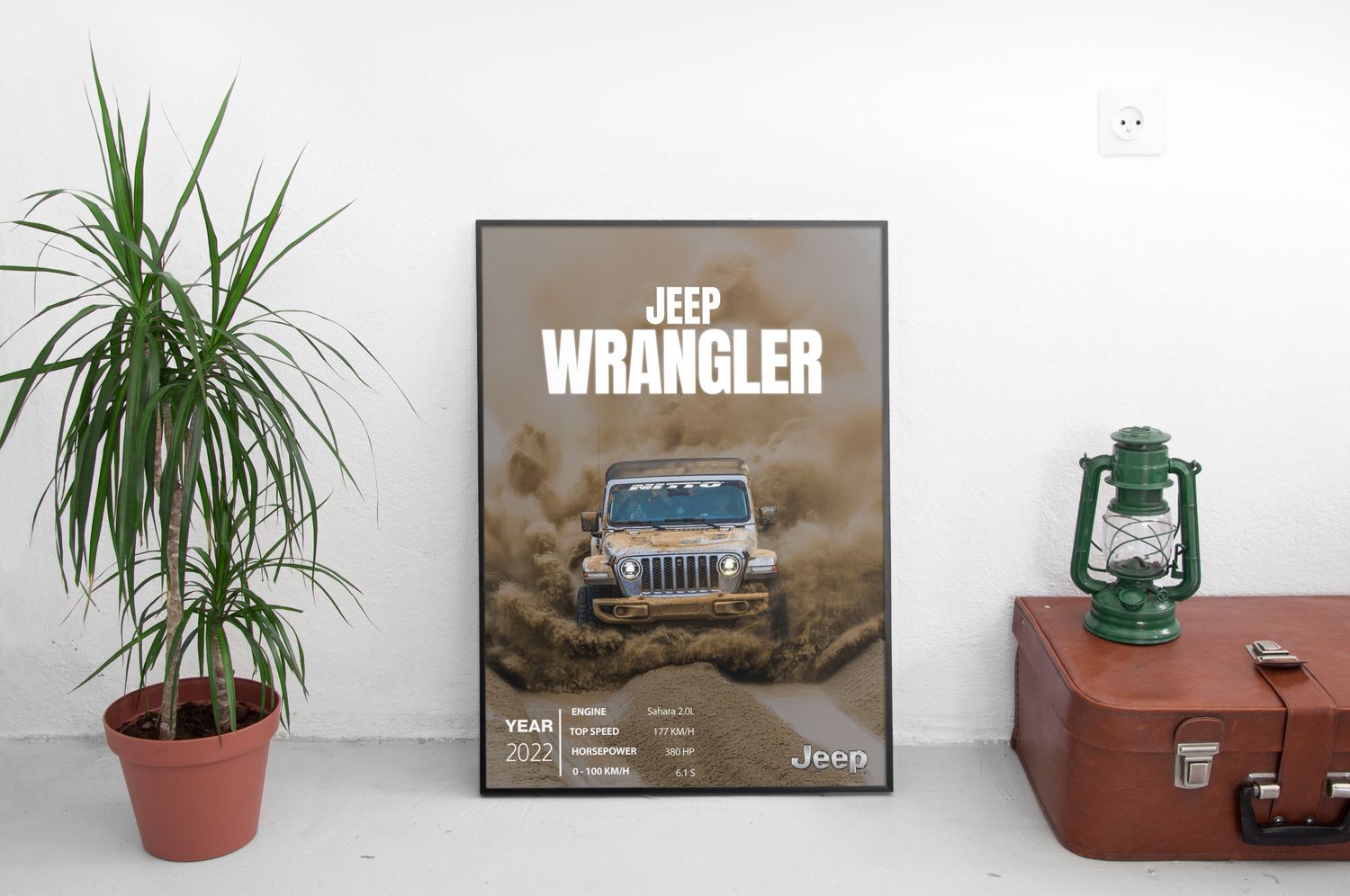 Jeep Wrangler Постер (2022)