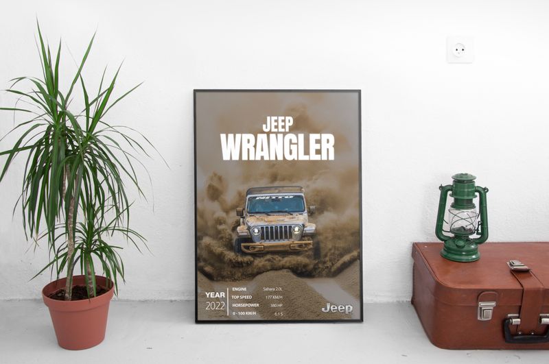 Jeep Wrangler Постер (2022)