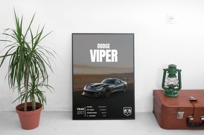 Dodge Viper Постер (2017)