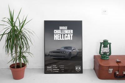Dodge Challenger Постер (2018)