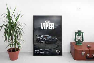 Dodge Viper Постер (2016)