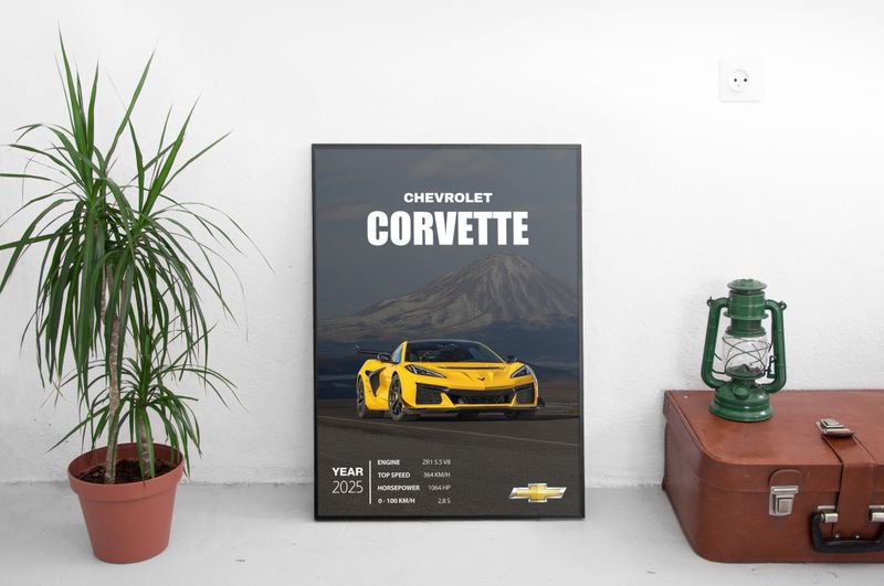 Chevrolet Corvette Постер (2025)