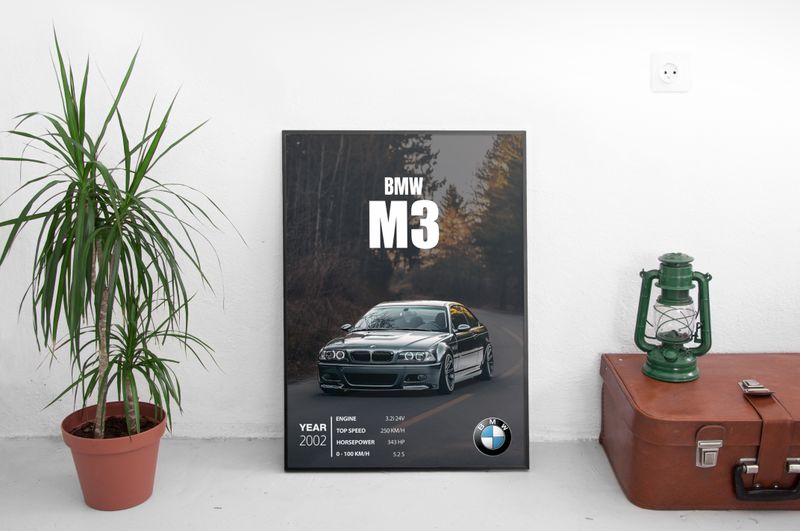 BMW M3 Постер (2002)
