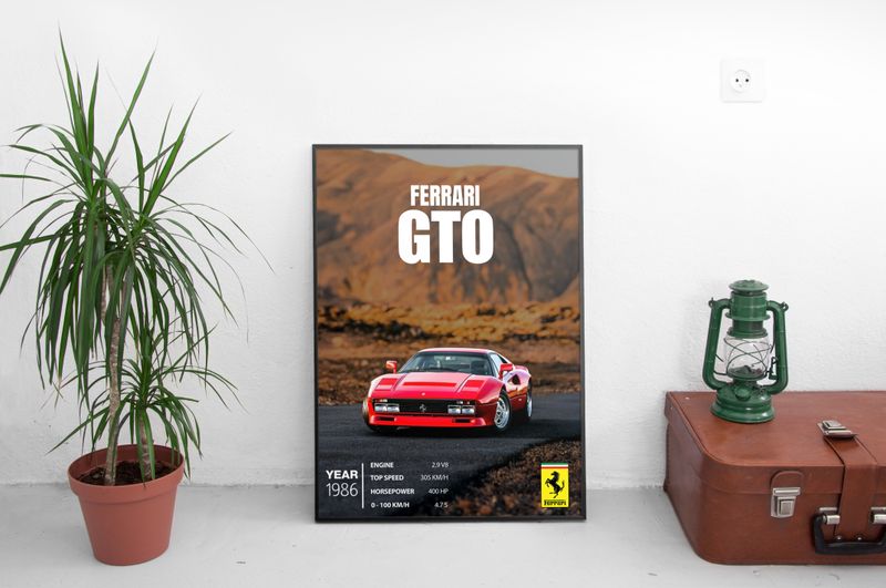 Ferrari GTO Постер (1986)