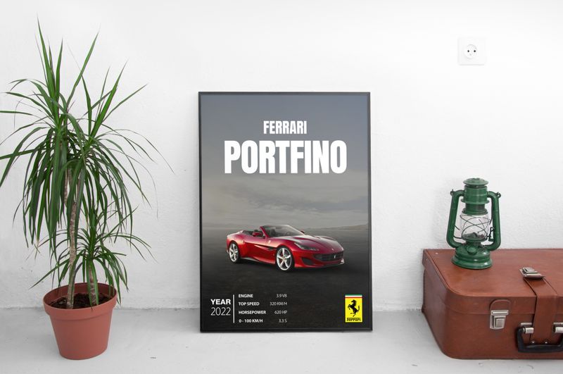 Ferrari Portofino Постер (2022)