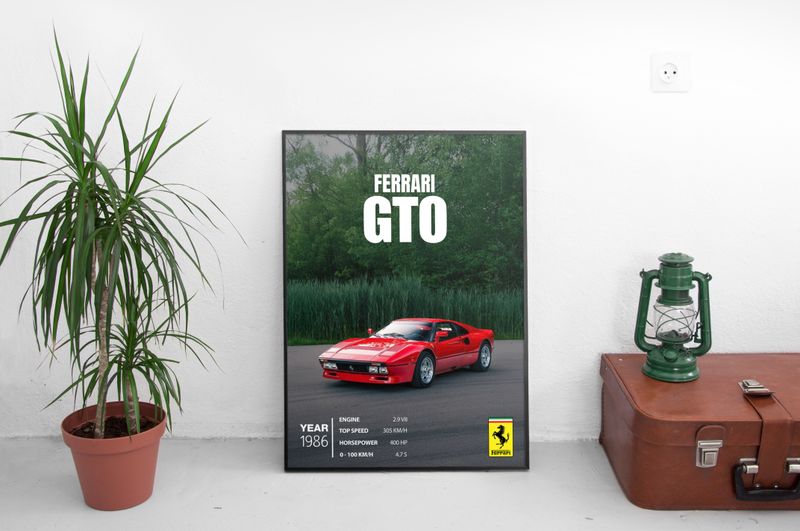 Ferrari GTO Постер (1986)