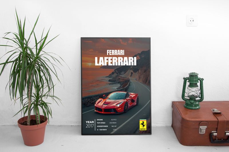 Ferrari LaFerrari Постер (2017)