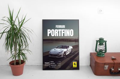 Ferrari Portofino Постер (2022)
