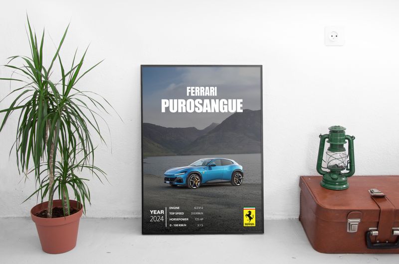 Ferrari Purosangue Постер (2024)