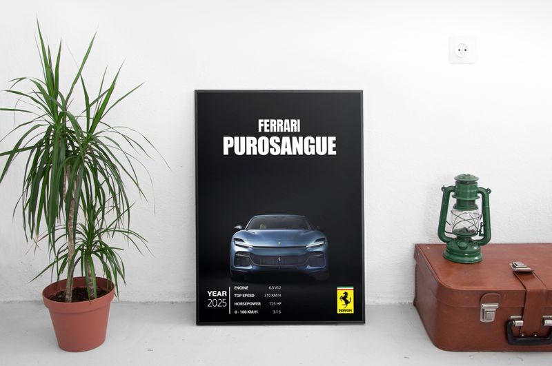 Ferrari Purosangue Постер (2025)