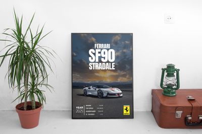 Ferrari SF90 Stradale Постер (2025)