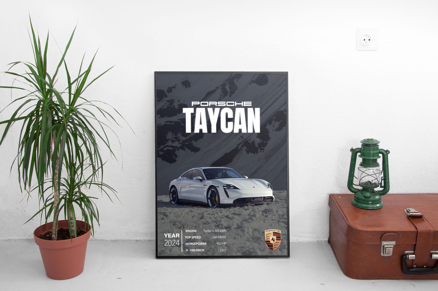 Porsche Taycan Постер (2024)