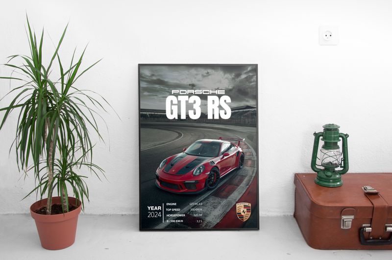 Porsche GT3 RS Постер (2024)