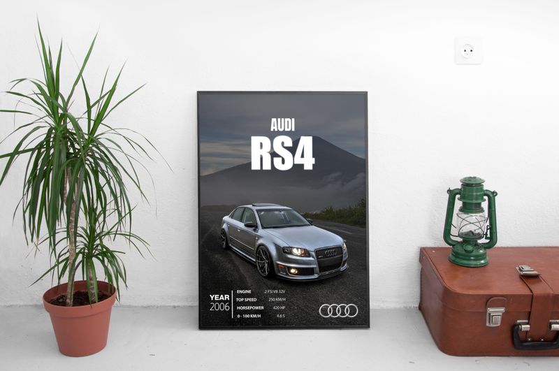 Audi RS4 Постер (2006)