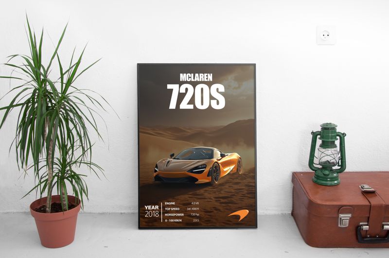 McLaren 720S Постер (2018)