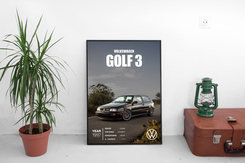Volskwagen Golf 3 Постер (1997)