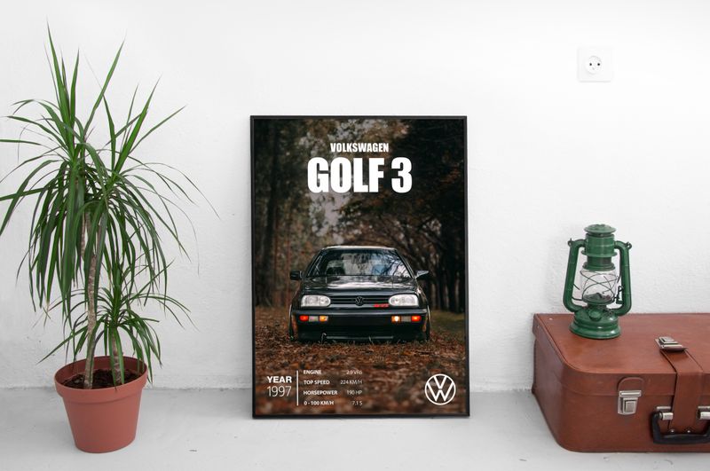 Volskwagen Golf 3 Постер (1997)