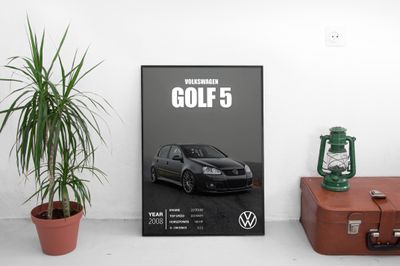 Volskwagen Golf 5 Постер (2008)