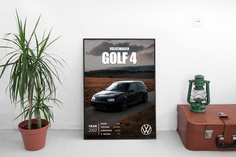 Volskwagen Golf 4 Постер (2002)