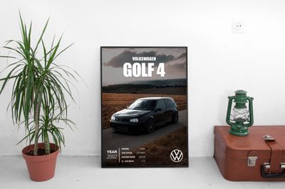 Volskwagen Golf 4 Постер (2002)