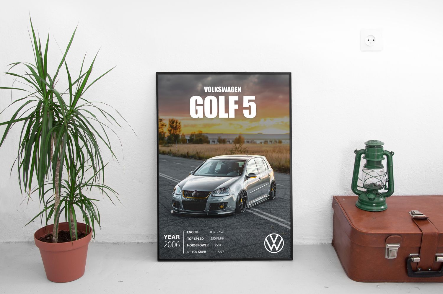 Volskwagen Golf 5 Постер (2006)