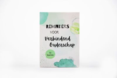 BUNDEL: Reminders voor Verbindend Ouderschap + houten kaartenhouder BUNDEL: Reminders voor Verbindend Ouderschap + houten kaartenhouder