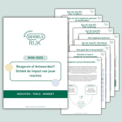 Mini-gids Reageren of Antwoorden | Digitale download