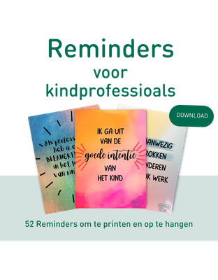 Reminders voor Kindprofessionals