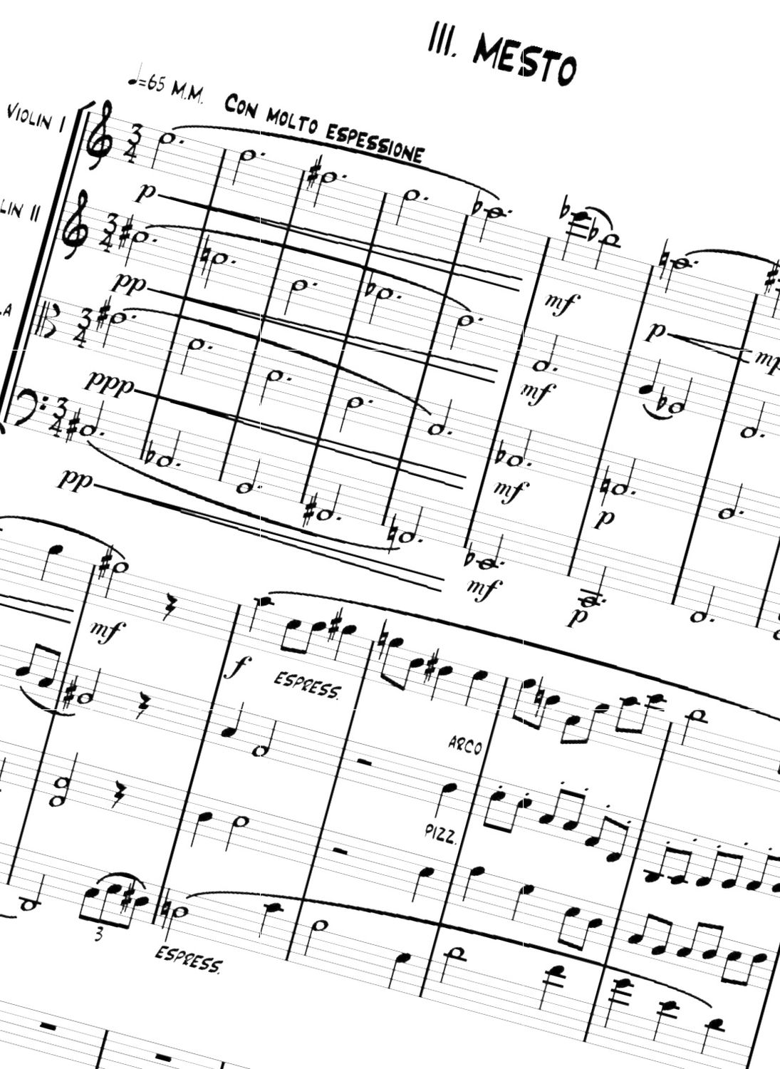 Manol Paskalev - String Quartet No. 1, 3rd. Movement