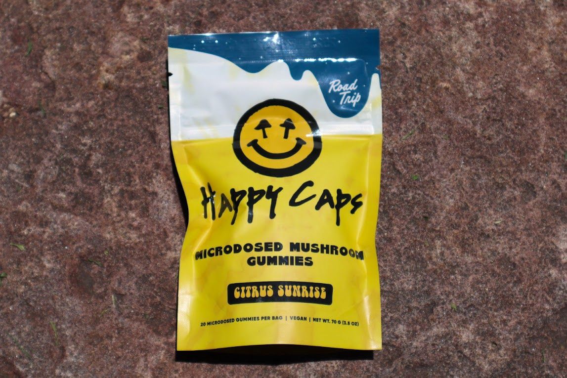 Road Trip Micro Dosed, Flavor: Happy Caps Citrus Sunrise