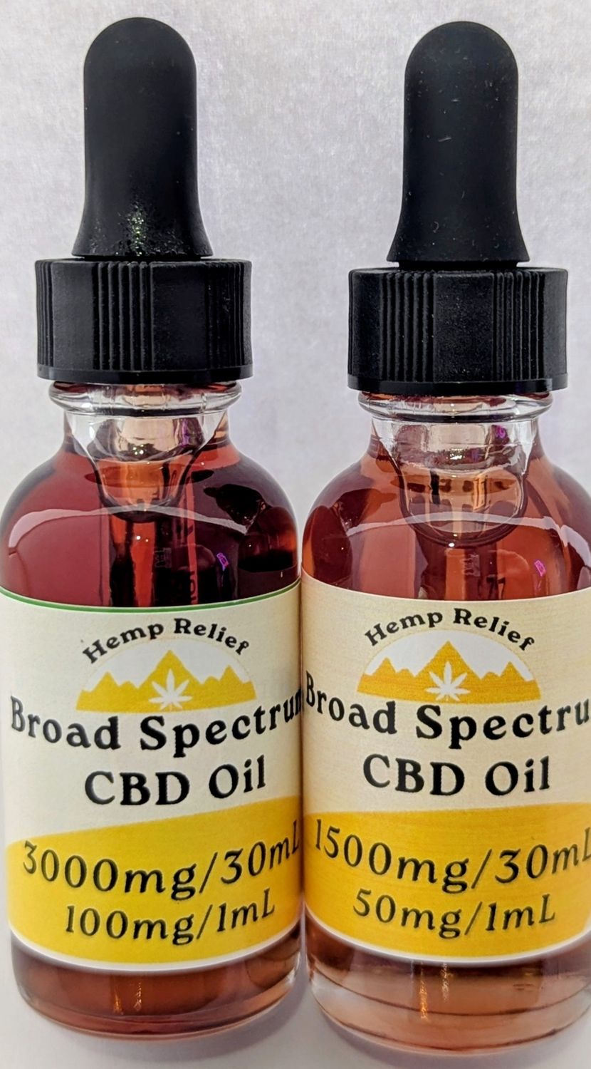 Hemp Relief-Broad Spectrum-30ml (1oz)