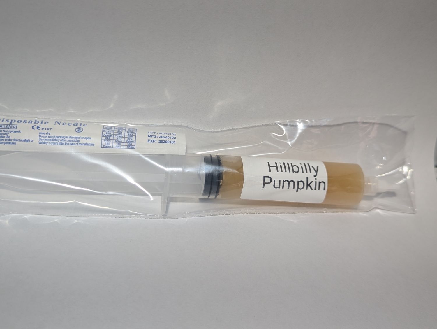 Liquid Culture Syringe — 20 mL