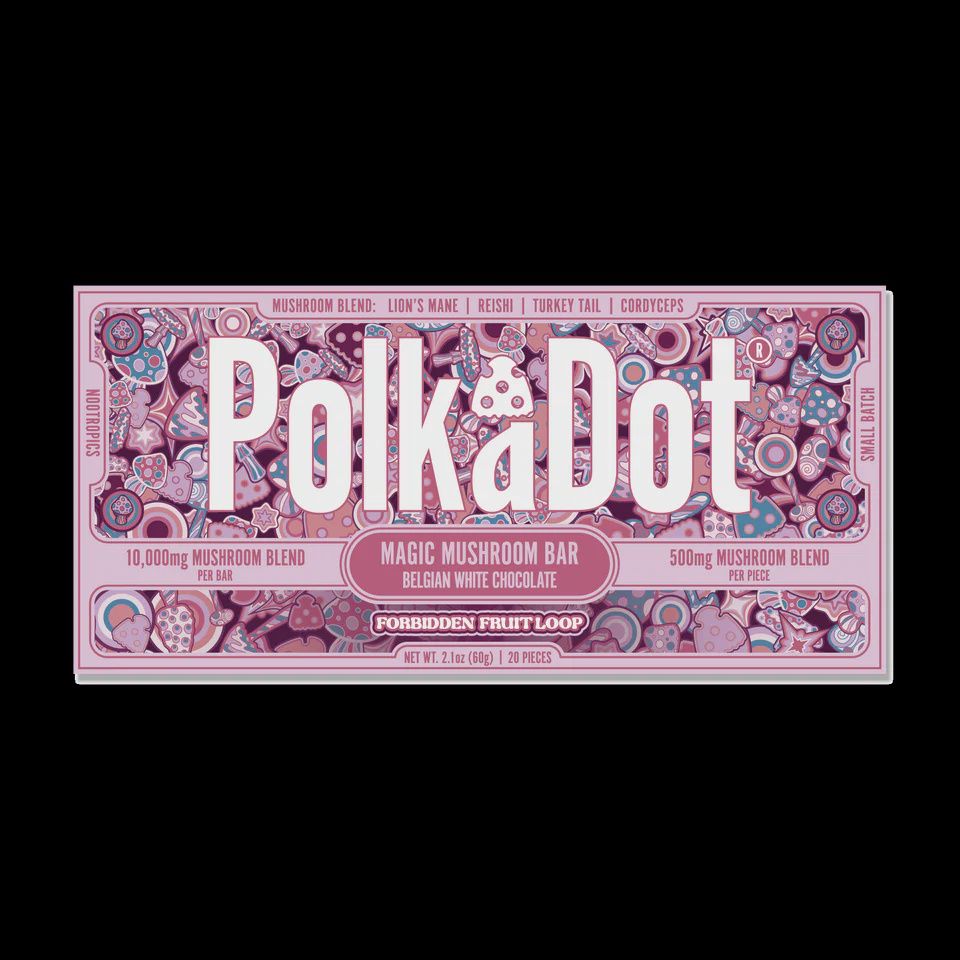 Polka Dot Chocolate Bar