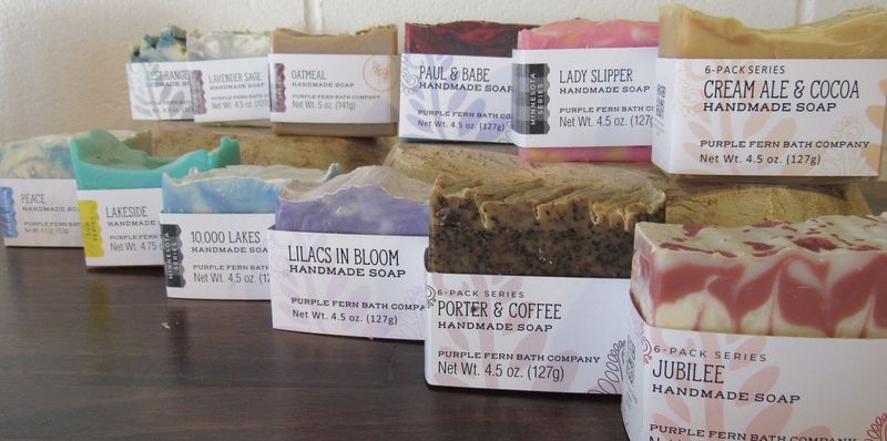 Purple Fern Bar Soap