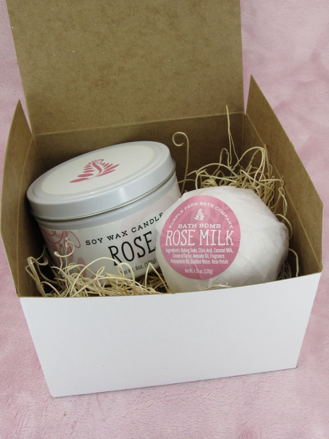 Mother&#39;s Day Candle Bundle, Fragrance: Rose/Rose Milk