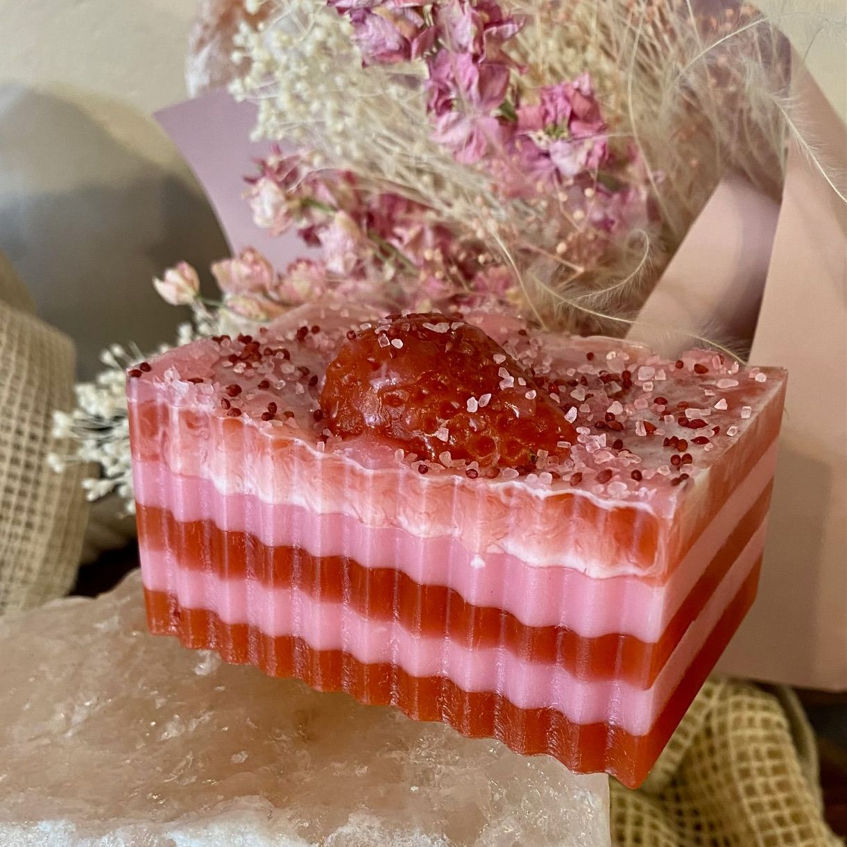 DIY Sugared Strawberry Soap Class