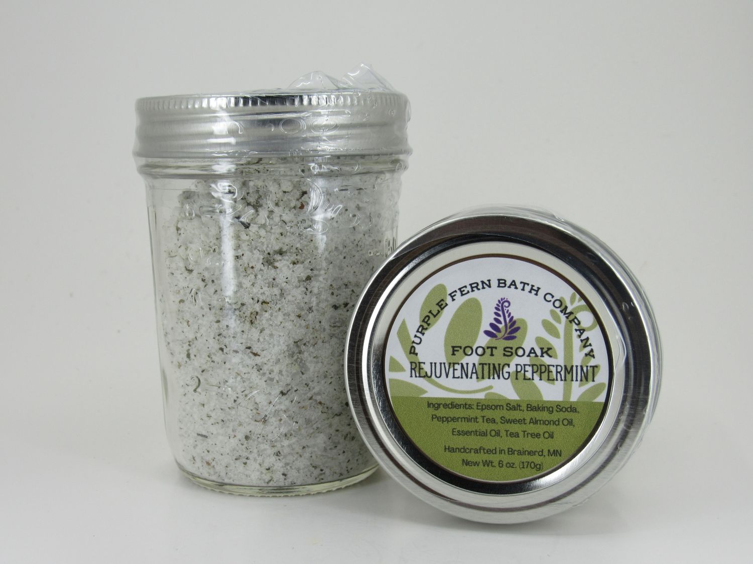 Purple Fern Rejuvenating Peppermint Foot Soak