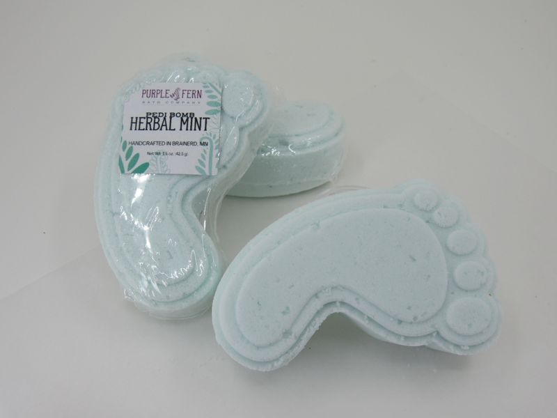 Purple Fern Pedi Bomb