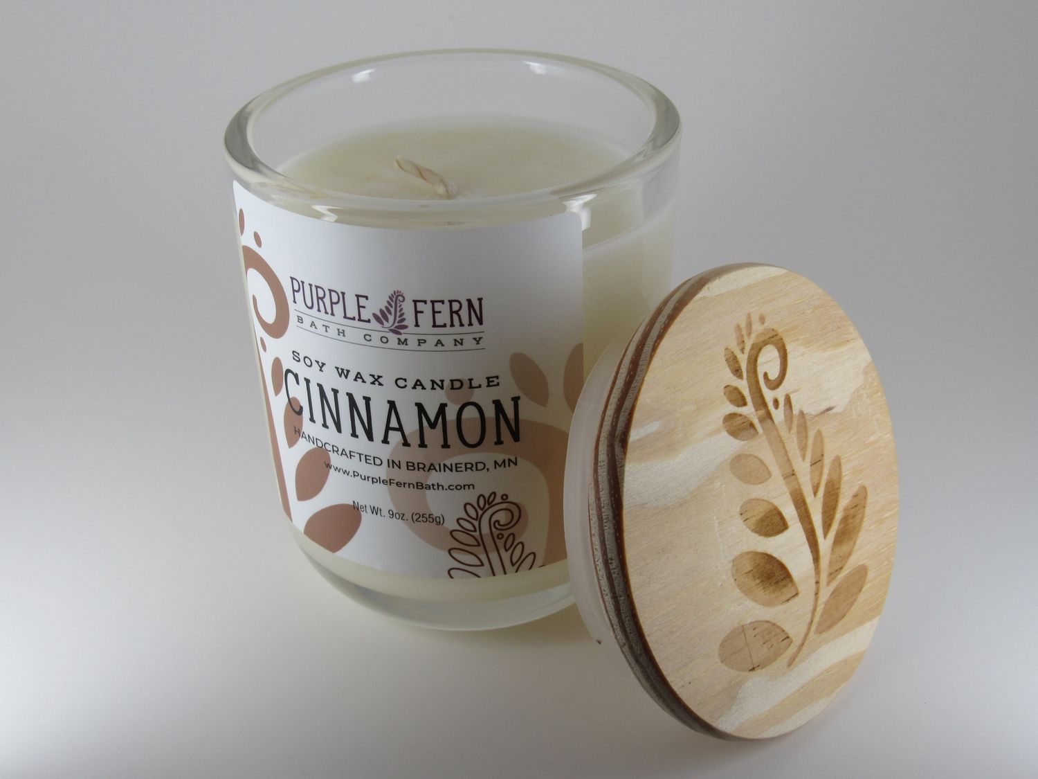 Jar Candle Cinnamon, Color: Clear Tumbler