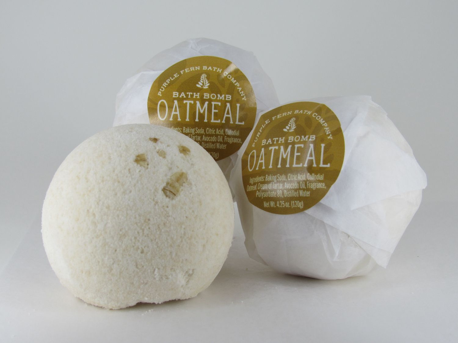 Bath Bomb Oatmeal