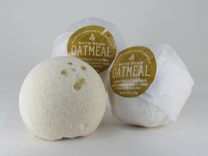 Bath Bomb Oatmeal