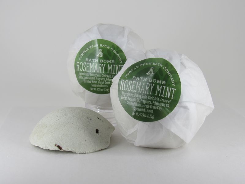 Bath Bomb Rosemary Mint