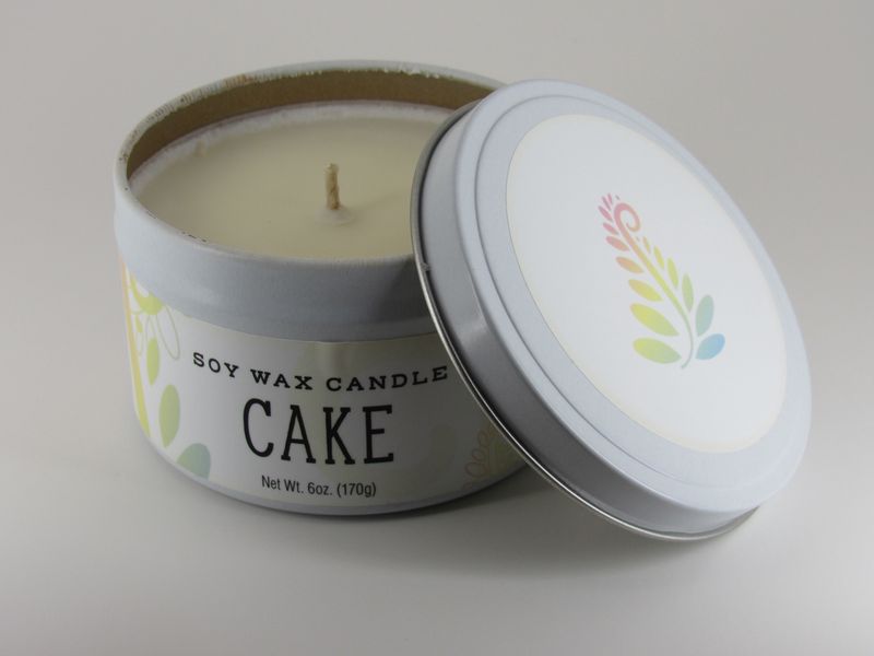 Candle Tin Cake