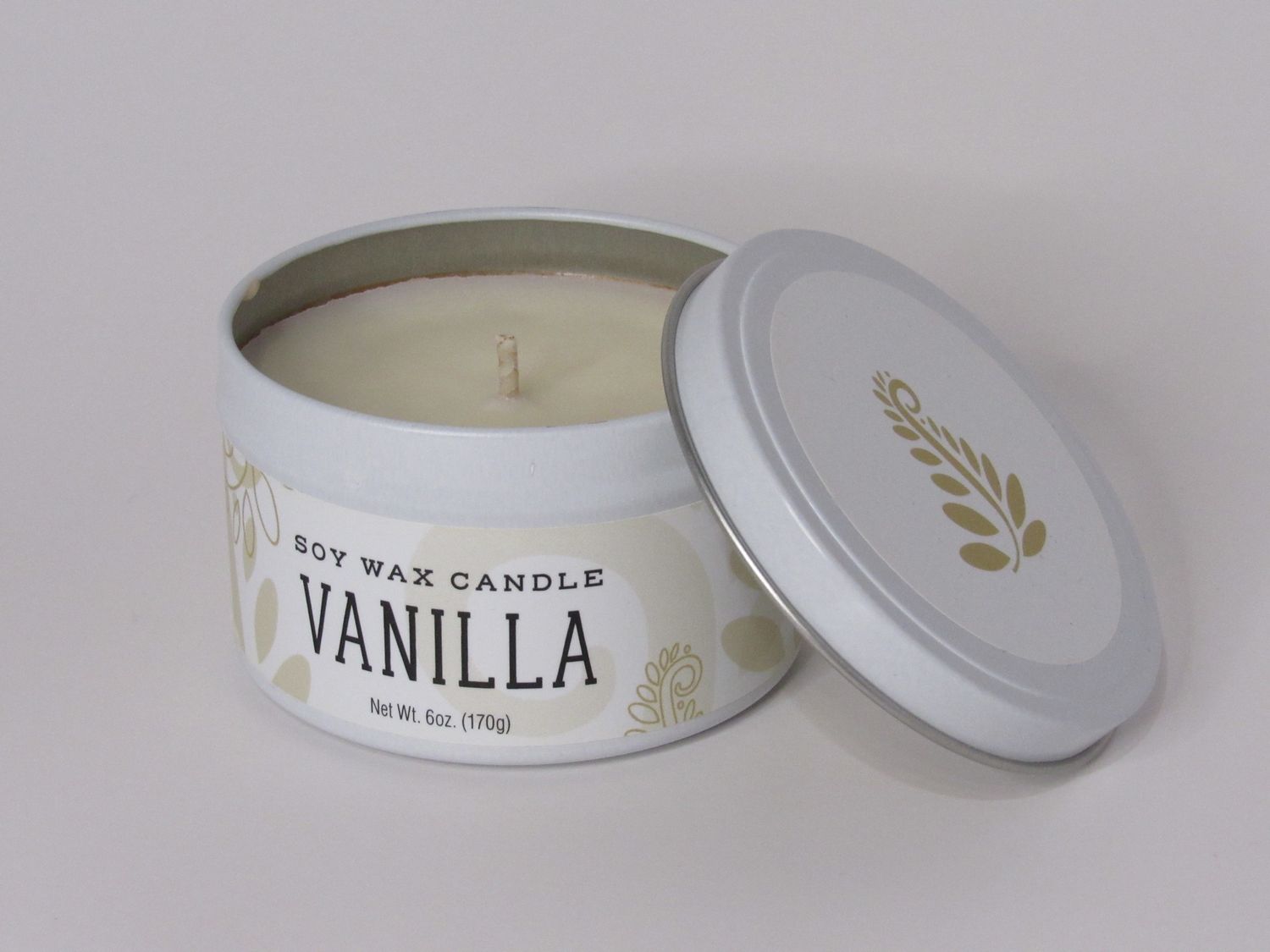 Candle Tin Vanilla