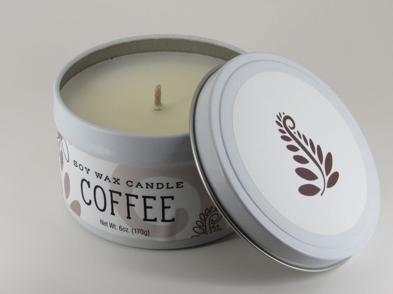 Candle Tin Coffee
