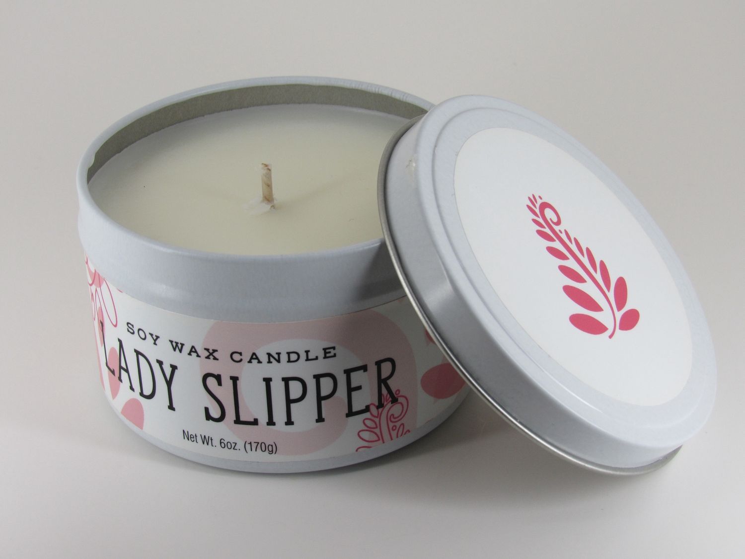 Candle Tin Lady Slipper