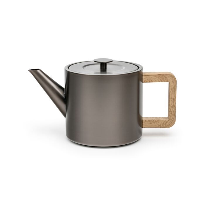 Bredemeijer theepot NARVIK design 1.1 ltr metalic grijs